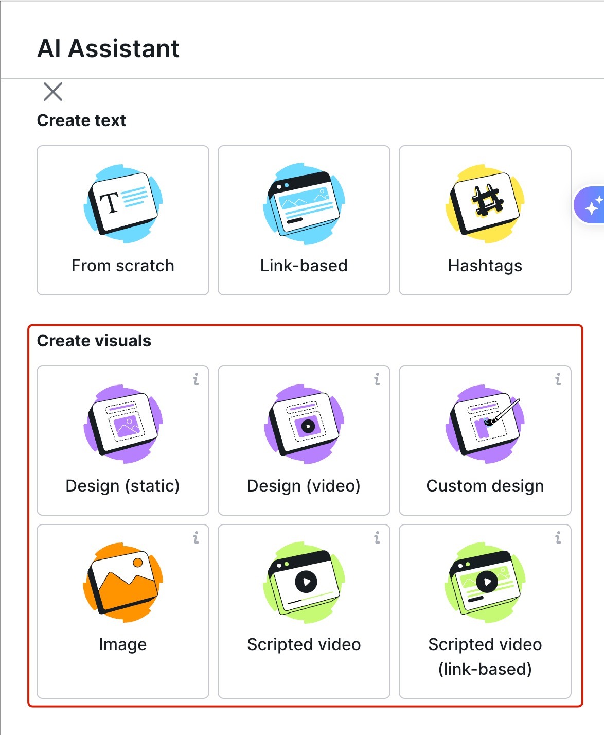 Generate multimedia content for social media image 18