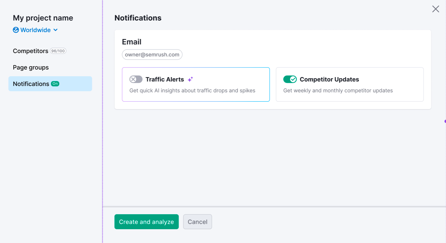 Getting Started with Semrush Traffic & Market image 29